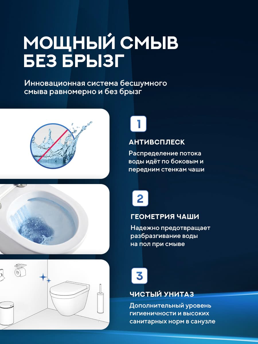 Комплект инсталляции Amore di Mare QuickFit 50114 с унитазом Elsa P312 с квадратной кнопкой хром 404CH 7 в 1, Италия - миниатюра 12