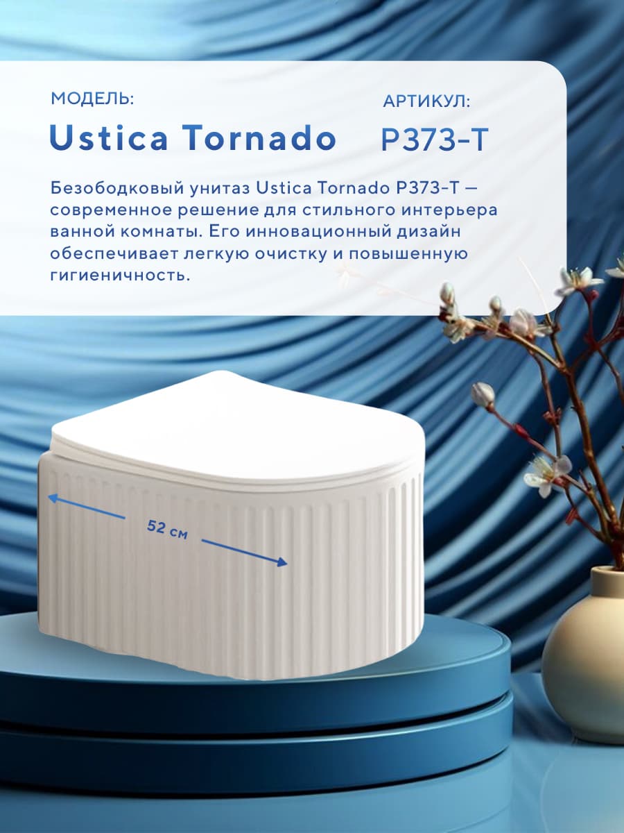 Комплект инсталляции Amore di Mare QuickFit 50114 с унитазом Ustica Tornado P373-T с кнопкой 814CH 7 в 1, Италия - миниатюра 4
